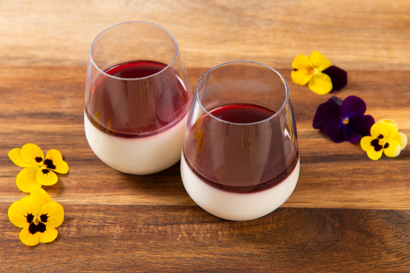 מלאבי עם חלב שקדים ומיץ רימונים