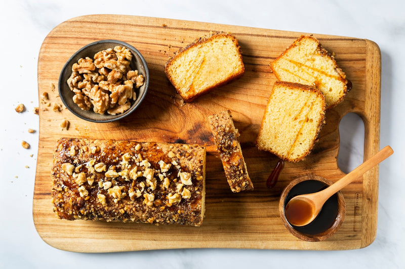 עוגת מייפל ואגוזים